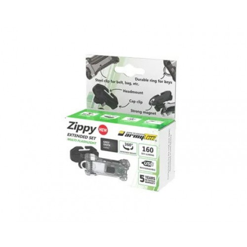 Наключный фонарь Armytek Zippy Extended Set (Grey Onyx) в Энгельсе