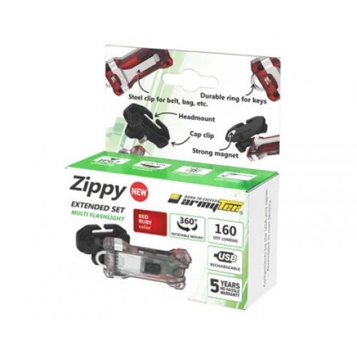 Наключный фонарь Armytek Zippy Extended Set (Red Ruby) в Энгельсе