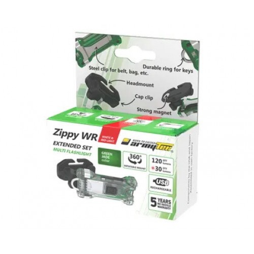 Наключный фонарь Armytek Zippy Extended Set WR (Green Jade) в Энгельсе