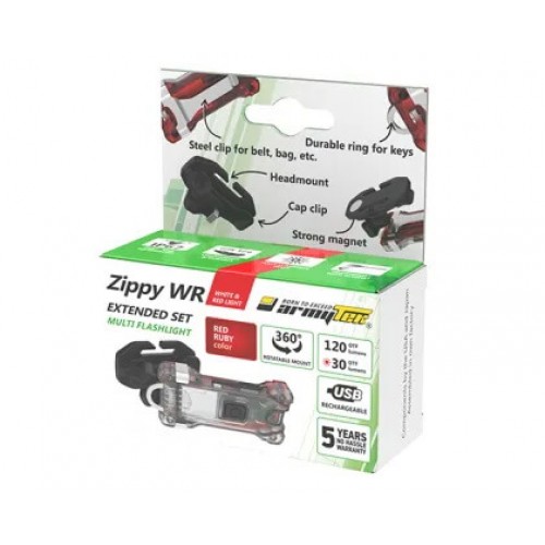 Наключный фонарь Armytek Zippy Extended Set WR (Red Ruby) в Энгельсе