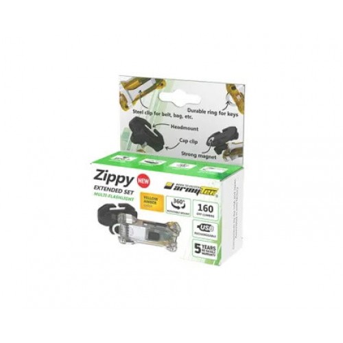 Наключный фонарь Armytek Zippy Extended Set (Yellow Amber) в Энгельсе